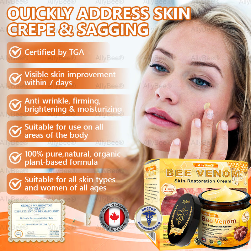 Made and Shipped from Canada ✨ Allybee® Bee Venom Skin Restoration Cream 🔥 LAST DAY 80% OFF