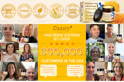 AAOS Official: Daasry™ Botulinum Toxin & Bee Venom Pain-Relief Bone Healing Cream