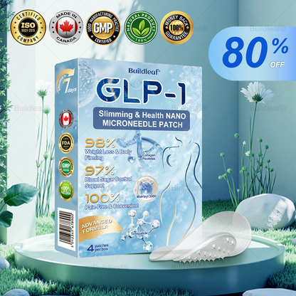 ✨👑CA Clinically Proven|Official Store |Buildleaf® Tirzepatide Slimming & Health Nano Microneedle Patch with Collagen & Matrixyl 3000丨Targets Obesity, Loose Skin, High Blood Pressure, Diabetes, Fatty Liver, Joint Pain, Brain Fog, Low Energy and More